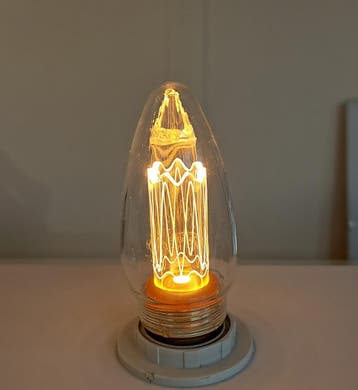 SPL LED Vintage Kaarslamp E14 2.5W 65lm 2000K Helder Dimb..., Ophalen of Verzenden, Nieuw