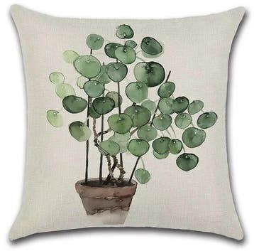 Pannenkoek Plant DD design | kussenhoes, Huis en Inrichting, Woonaccessoires | Kussens, Verzenden, Nieuw