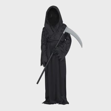 Grim Reaper Kostuum Halloween - Doodskostuum met Kap en Zeis, Verzenden