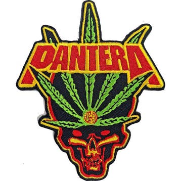Pantera - Leaf Skull - patch officiële merchandise, Ophalen of Verzenden, Nieuw, Kleding
