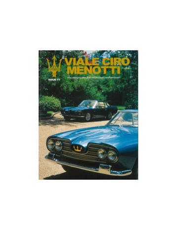 1999 MASERATI VIALE CIRO MENOTTI MAGAZINE ENGELS, Nieuw, Author