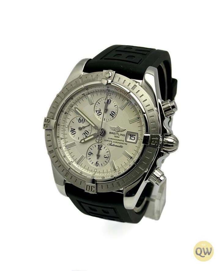 Breitling Chronomat Evolution 44mm, Sieraden, Tassen en Uiterlijk, Horloges | Heren, Kunststof, Zo goed als nieuw, Staal, Breitling