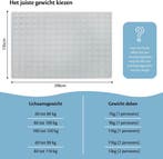 2dekans | EL-Life Verzwaringsdeken 7kg 135 x 200cm -, Sport en Fitness, Gezondheidsproducten en Wellness, Ophalen of Verzenden