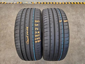 225/40/19 93Y*RSC GOODYEAR ZOMERBANDEN 7MM PROFIEL 2X, Gebruikt, Band(en), Personenwagen, Ophalen