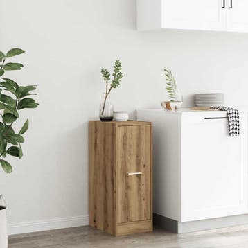 vidaXL Apothekerskast 30x41x77,5 cm bewerkt hout artisanaal, Verzenden, Nieuw