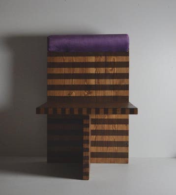 Studio Greca - Fauteuil - Ettore, moderne ode - Hout,, Antiek en Kunst
