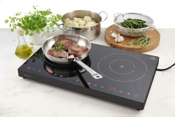 Dubbele Inductiekookplaat Kitchen Line, Hendi, Kitchen Line,, Ophalen of Verzenden, Nieuw in verpakking