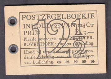 Nederland 1940 - Postzegelboekje - PZ49, Postzegels en Munten, Postzegels | Nederland, Gestempeld