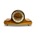 Tafelklok - Junghans - Mid-century modern Walnoot Fineer / 2