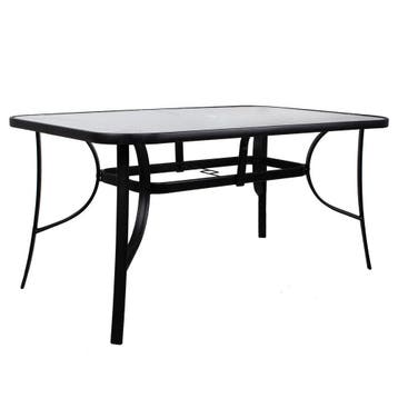 Tuintafel | 150 x 90 x 71 cm | Buitentafel | Eettafel, Ophalen of Verzenden, Nieuw