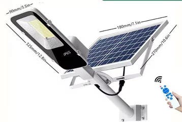Solar LED Straatlamp 300W – Waterdichte Buitenlamp met Afsta, Verzenden, Nieuw