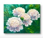 Kozera Malgorzata - Peonies, Antiek en Kunst, Kunst | Schilderijen | Modern