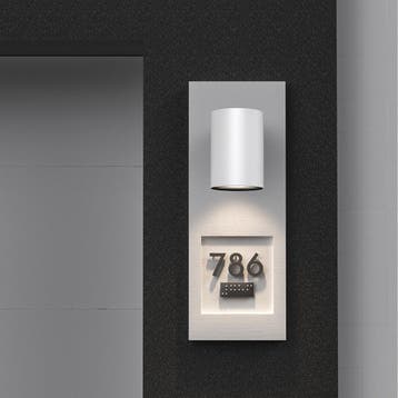 LED Wandlamp - Brinton Victa - Down - 9W 900lm - Natuurlijk, Tuin en Terras, Kunststof, Nieuw, Ophalen of Verzenden, Hanglamp