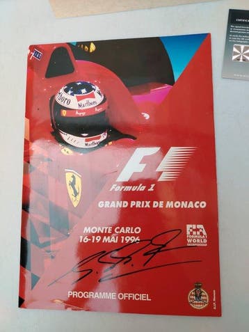 Michael Schumacher - Programma - Gesigneerd (Coa) - Ferrari, Verzamelen, Nieuw
