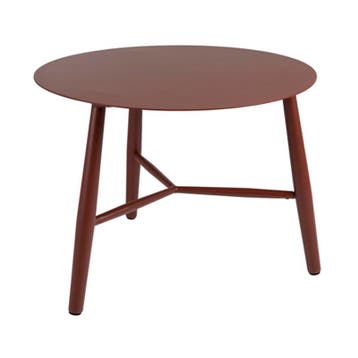 *WOONWINKEL* Brafab Vannes Rond Tafeltje Voor Buiten Rood 60, Verzenden, Nieuw