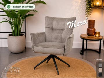 Eetkamerstoel Merel (met draaifunctie), Nieuw, Overige kleuren, Eén