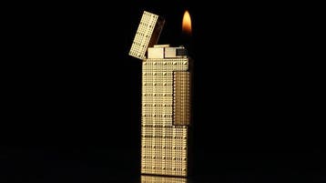 Dunhill - Tartan Pattern Rollagas Lighter - Zonder, Nieuw