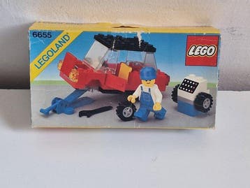 Lego Set - 6655 - City - Lego vintage 6655 Auto & Tire, Nieuw