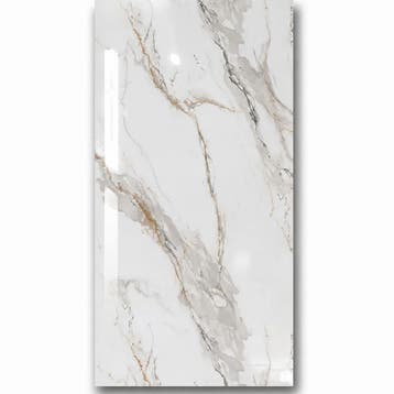 PVC Marmer Paneel Aurora 260x122x0,3cm, Doe-het-zelf en Verbouw, Platen en Panelen, Nieuw