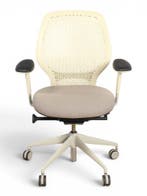 Orangebox Ara bureaustoel, off white-taupe, Overige plaatsen, Ophalen of Verzenden, Gebruikt, Stoel
