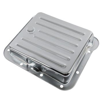 Transmission Pan, Stock, Steel, Case Fill, Chrome, Finned,, Auto-onderdelen, Transmissie en Toebehoren, Ophalen of Verzenden, Nieuw