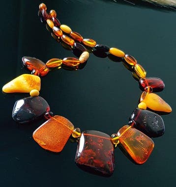 Amber Ketting - Vintage Uniek Echt Baltisch Amber Ketting-
