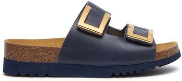 SHOWMODEL Scholl Sandalen Monterey 2 Riemen Vintage Leer Vro, Verzenden, Nieuw