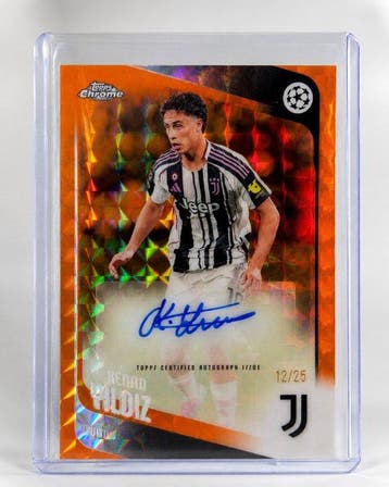 Topps Kenan Yldz – Topps Chrome Autograph Orange Refractor, Nieuw