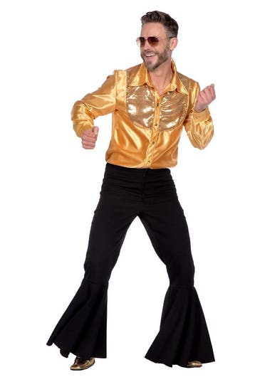 Disco Toppers Blouse Luxe Glitter Gary, Ophalen of Verzenden, Nieuw