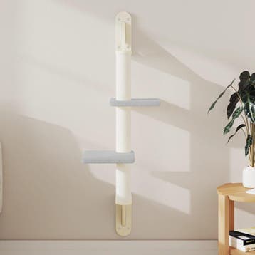 vidaXL Kattenmeubel wandgemonteerd met krabpaal 108 cm, Dieren en Toebehoren, Verzenden, Nieuw