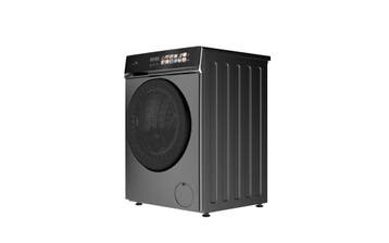 MobyWash Wasmachine AI Functie Zwart 10 KG 1400 Toeren, Energieklasse A of zuiniger, 1200 tot 1600 toeren, 10 kg of meer, Nieuw