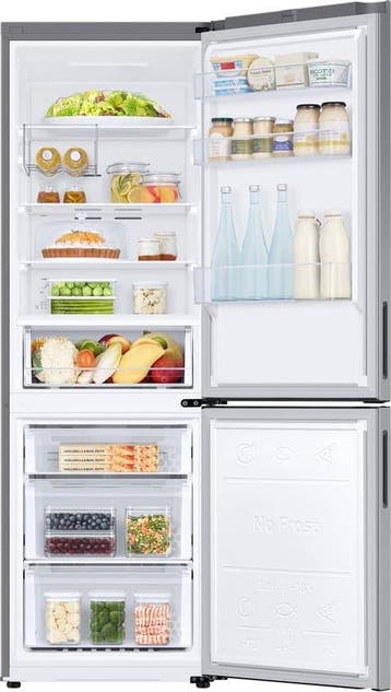 Samsung RB33B612ESA Vrijstaand 344 l E Zilver,, Witgoed en Apparatuur, Koelkasten en IJskasten, Verzenden, Nieuw