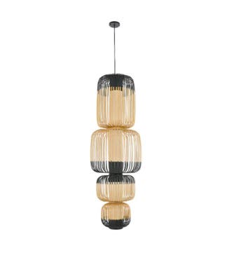 Hanglamp, Forestier, Bamboo, Ca. 138cm, Nieuw
