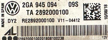 Volkswagen T-Roc 2GA LED achterlicht rechts 2GA945096, Ophalen, Gebruikt, Volkswagen