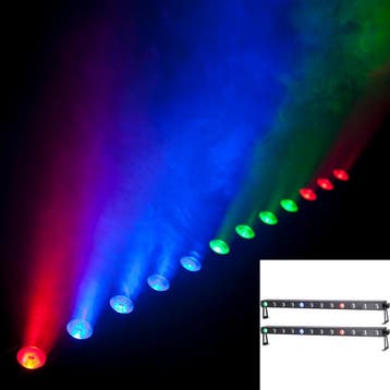 Ayra LED Tri-Bar 12 RGB pixelbar (set van 2), Verzenden, Nieuw