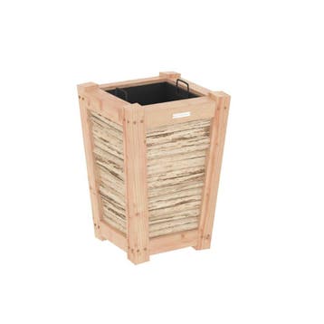 Royal Well Kai bloembak/plantenbak 60x40x40 cm - hout, Verzenden, Nieuw