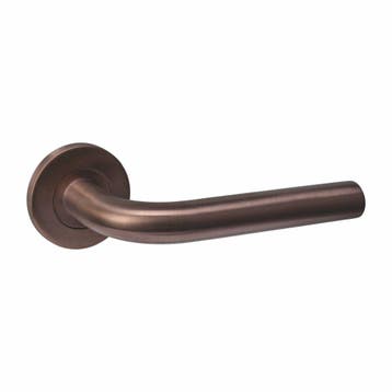 Intersteel deurkruk Q 02 op rozet verdekt ø52x6mm - PVD, Verzenden, Nieuw