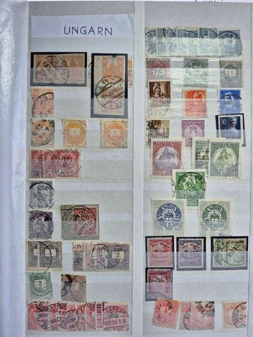 Hongarije 1878/1990 - Uitgebreide verzameling in het, Gestempeld