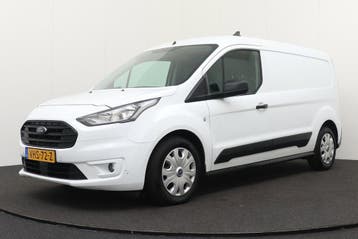 Ford Transit Connect 1.5 Euro6 100 PK L2 Business, Stof, Gebruikt, Wit, Dealer onderhouden