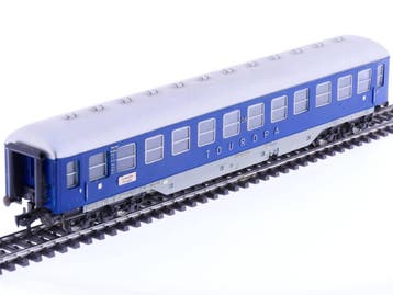Schaal H0 Fleischmann 1509 DB Touropa slaaprijtuig #1428, Gebruikt, Fleischmann, Overige typen, Ophalen of Verzenden