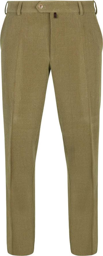 Meyer Chino Roma Wol Corduroy Mais maat 26 Heren, Verzenden, Overige maten, Groen, Meyer