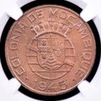Portugees Mozambique. Republic. 1 Escudo 1945 - NGC - MS 64