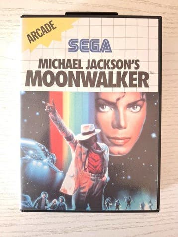 Sega - Master System - Michael Jacksons Moonwalker -, Spelcomputers en Games, Nieuw