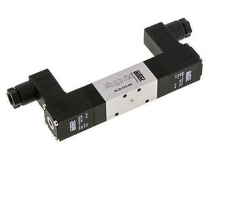 5/3 M5 Middenuitlaat Magneetventiel 24V DC 3-8bar/42-112psi, Doe-het-zelf en Verbouw, Verzenden, Nieuw