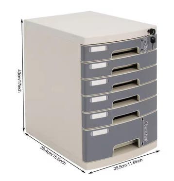 Afsluitbare 6-Laags Documentenlade – Bureau Organizer, Verzenden, Nieuw in verpakking