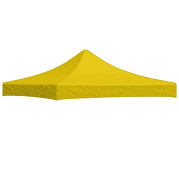 vidaXL Partytentdak 270 g/m² 3x3 m geel, Verzenden, Nieuw, Partytent