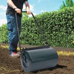 vidaXL Gazonroller 50 L 63 cm groen en zwart, Tuin en Terras, Hand-tuingereedschap, Verzenden, Nieuw