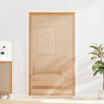 Bamboe Deurgordijn XL 120cm | Tweedekansje | OP=OP, Doe-het-zelf en Verbouw, Deuren en Horren, 100 tot 120 cm, Gebruikt, 215 cm of meer