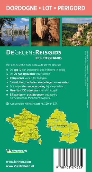 Dordogne/Lot/Périgord / De Groene Reisgids 9789401474535, Verzenden, Zo goed als nieuw