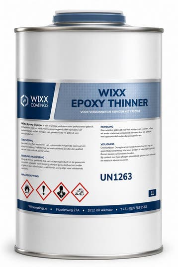 Wixx Epoxy Thinner 1L, Overige kleuren, Verzenden, Nieuw, Verf